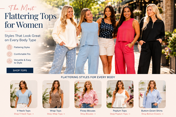 The Most Flattering Tops for Women: Styles That Look Great on Every Body Type