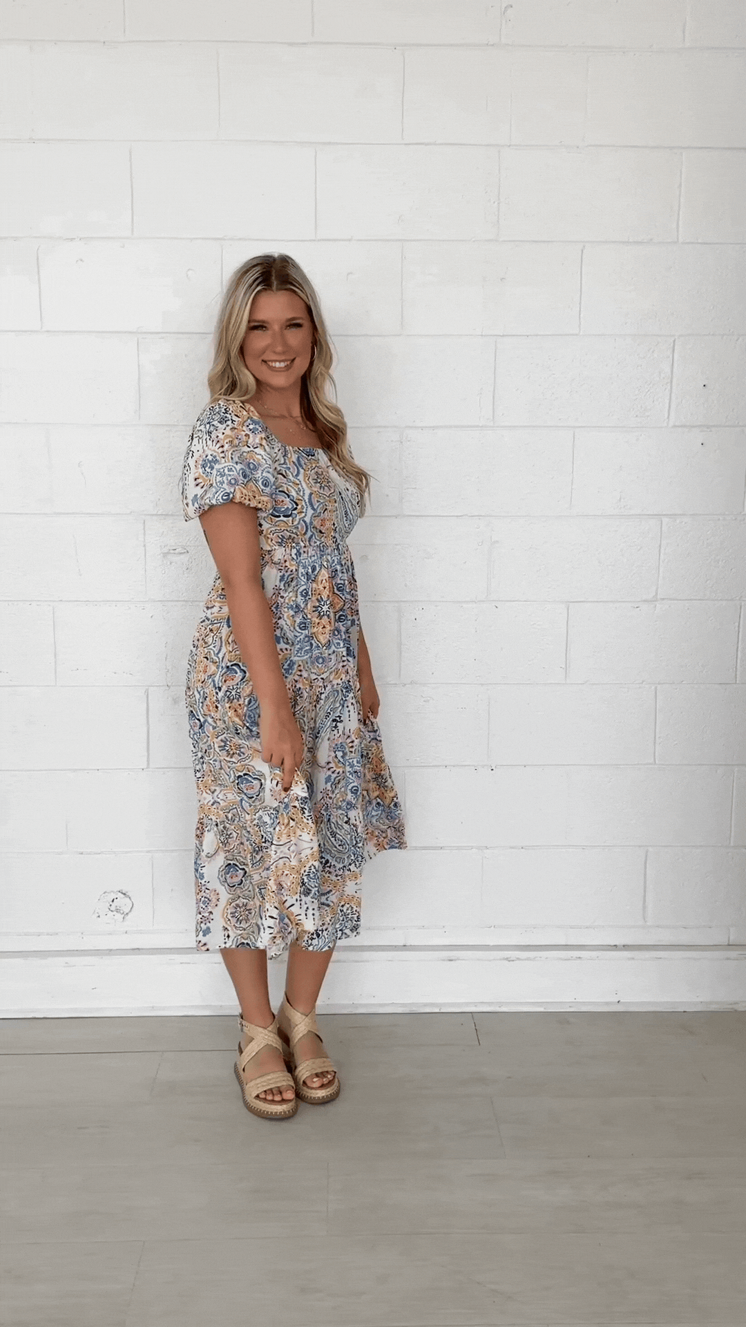 The Elizabeth Abstract Dress