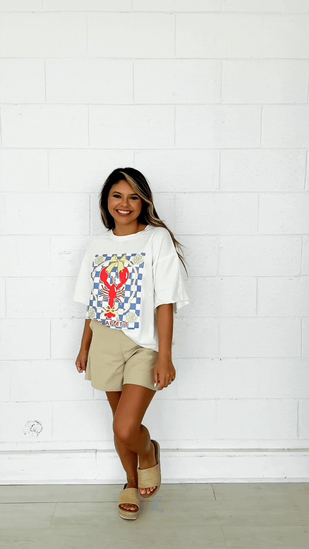 Bon Appétit On White Relaxed Fit Tee