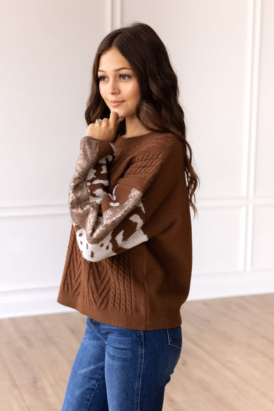 Festive Fawn Sweater