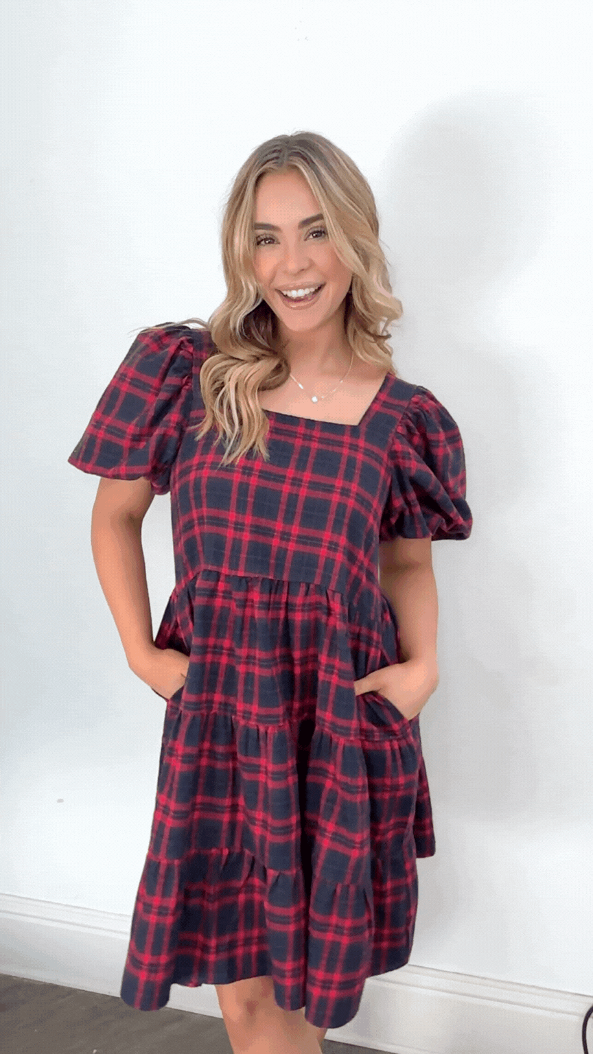 Dolly Doll Plaid Dress