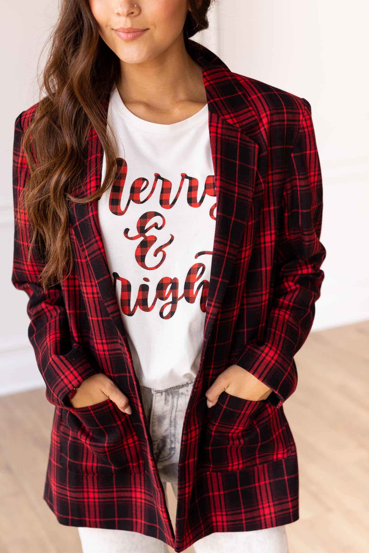 Plaid Perfection Blazer