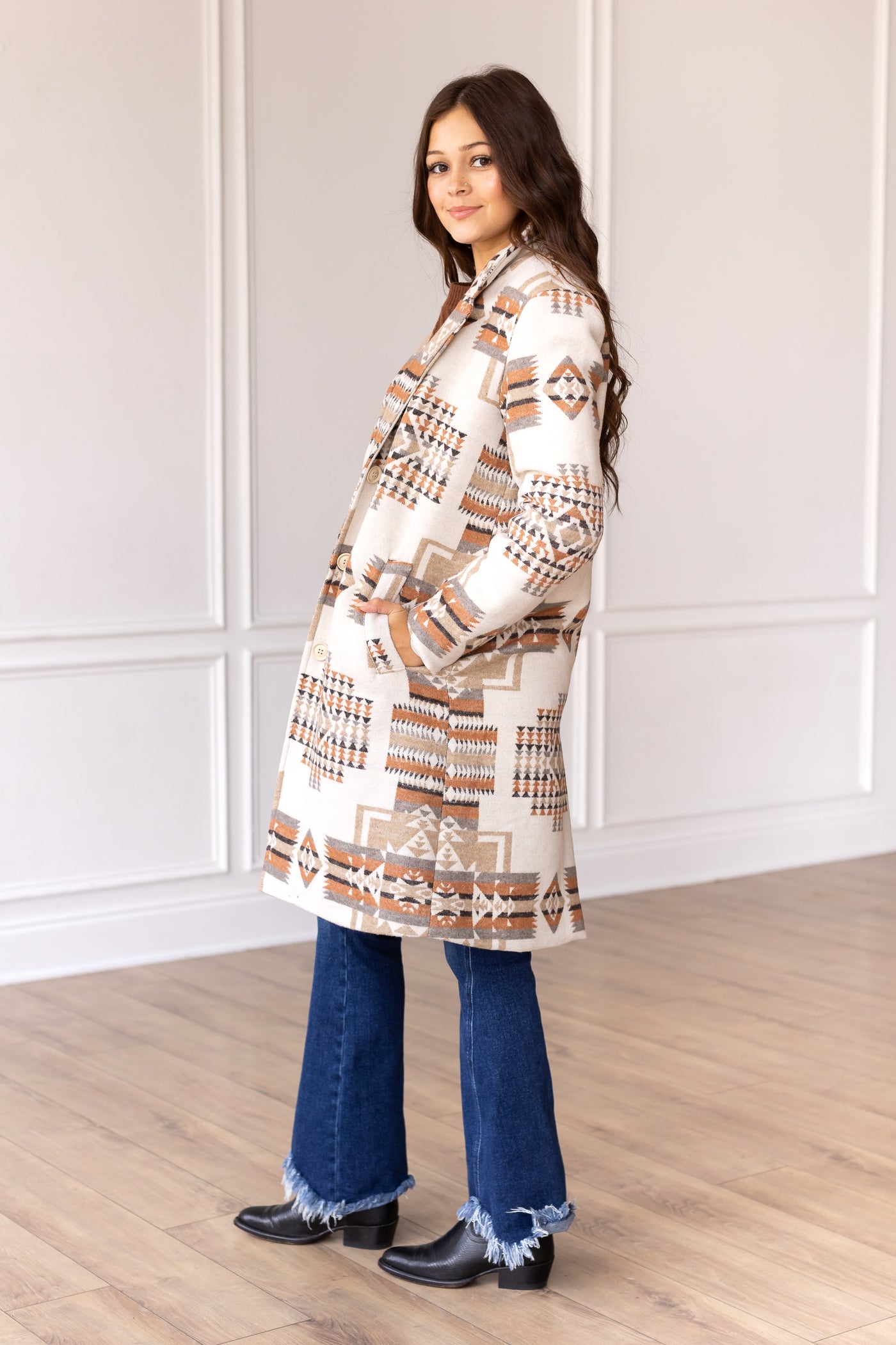 Southwest Sands Aztec Peacoat