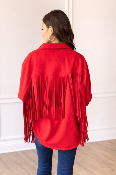 Red Hot Rodeo Fringe Jacket