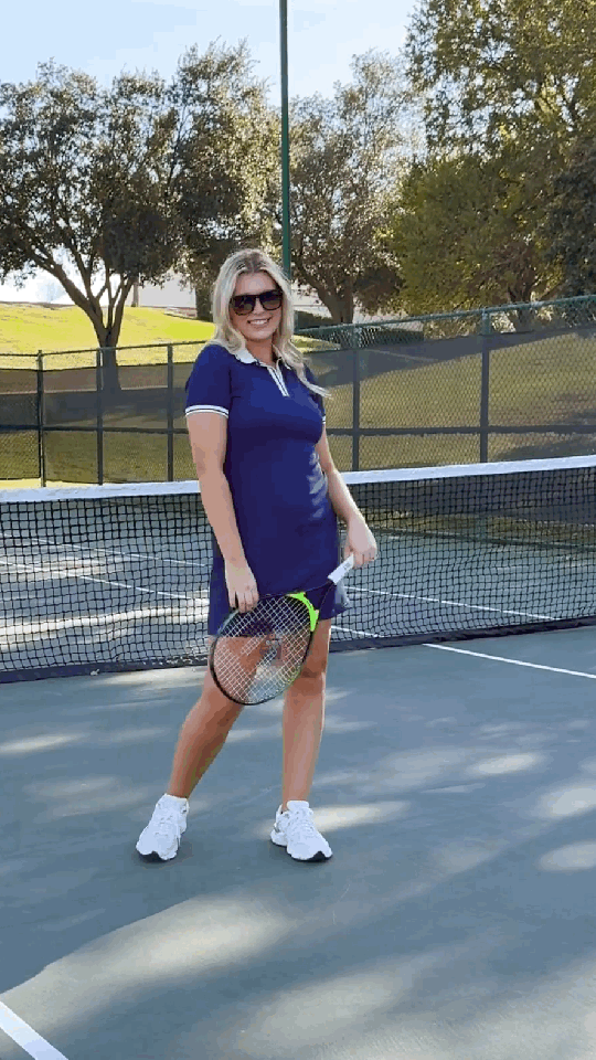 Polo Shirt Dress, Navy