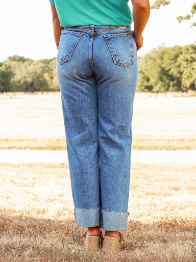 The Beth Midrise Straight Leg Jean