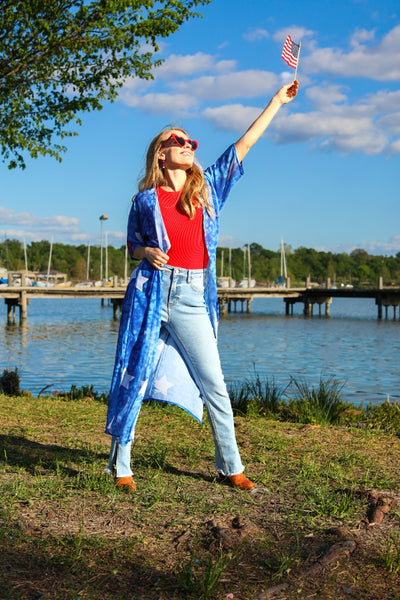 Miss Americana Sleeveless Bodysuit in Red