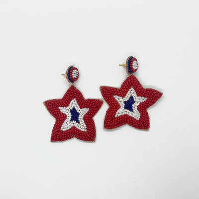 Celebrate Together Beaded Star Earrings