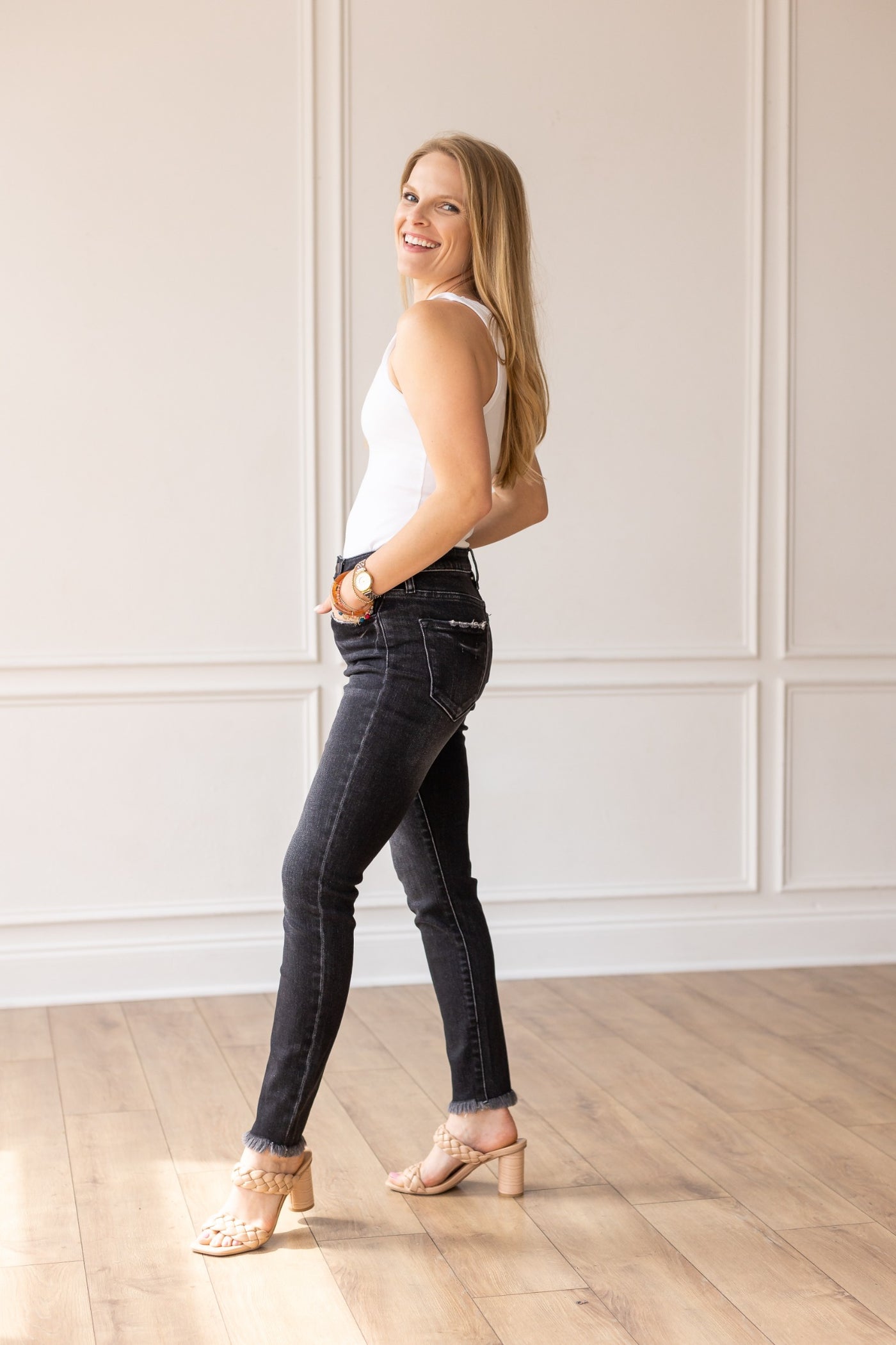 The Willow Black Skinny Jean