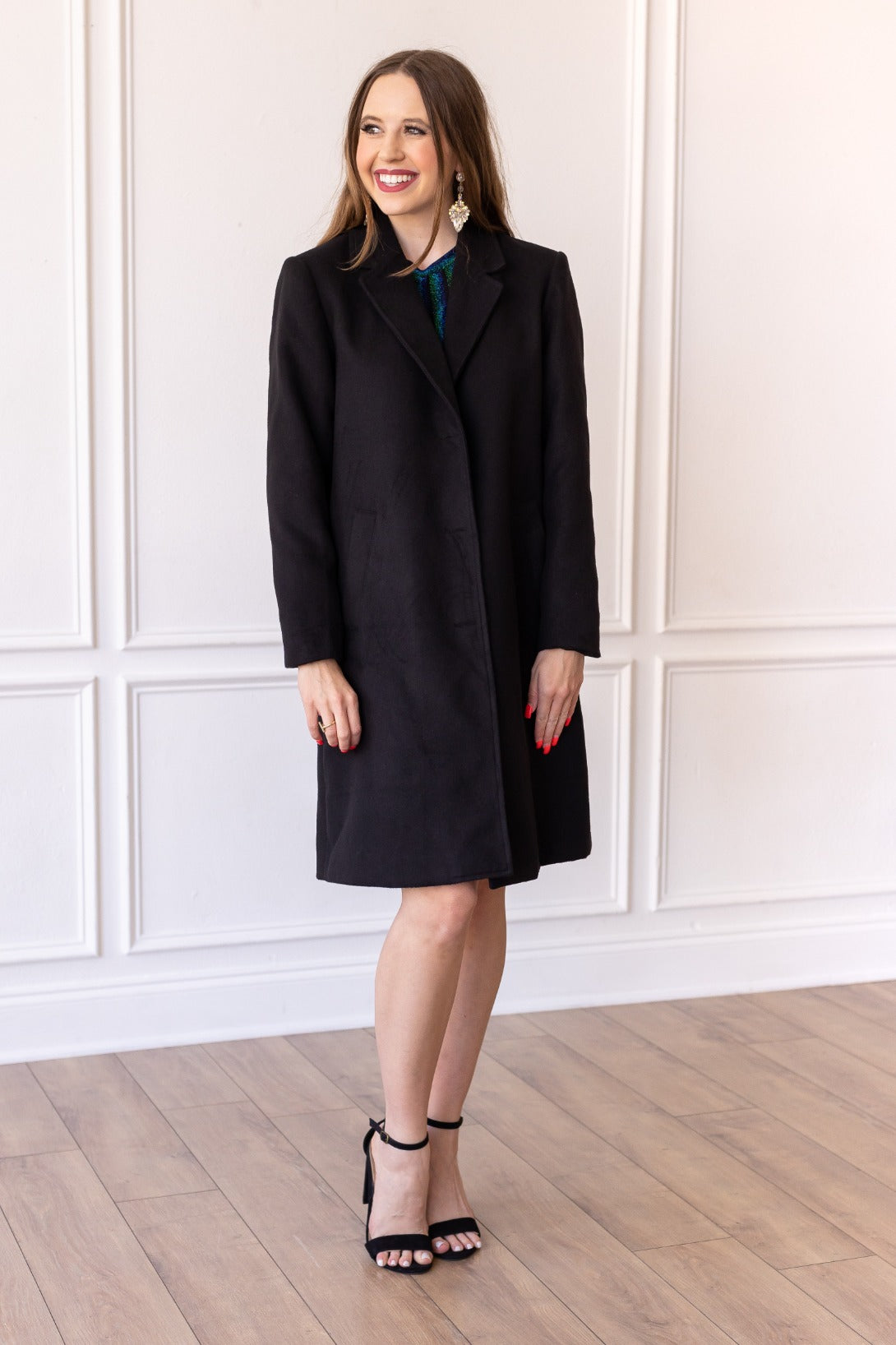 The Phoebe Coat in Black