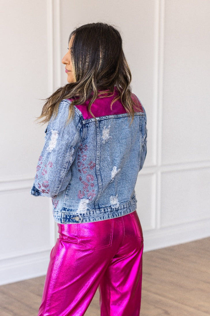 Rock & Shine Metallic Shoulder Jacket