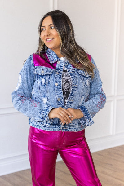 Rock & Shine Metallic Shoulder Jacket