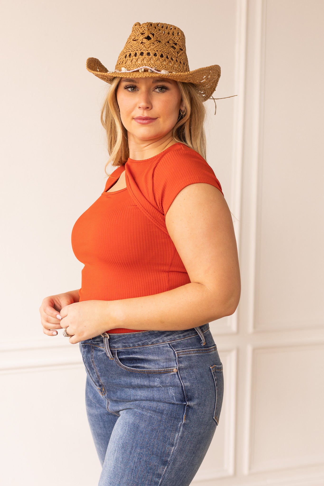 Kelly Bodysuit, Orange