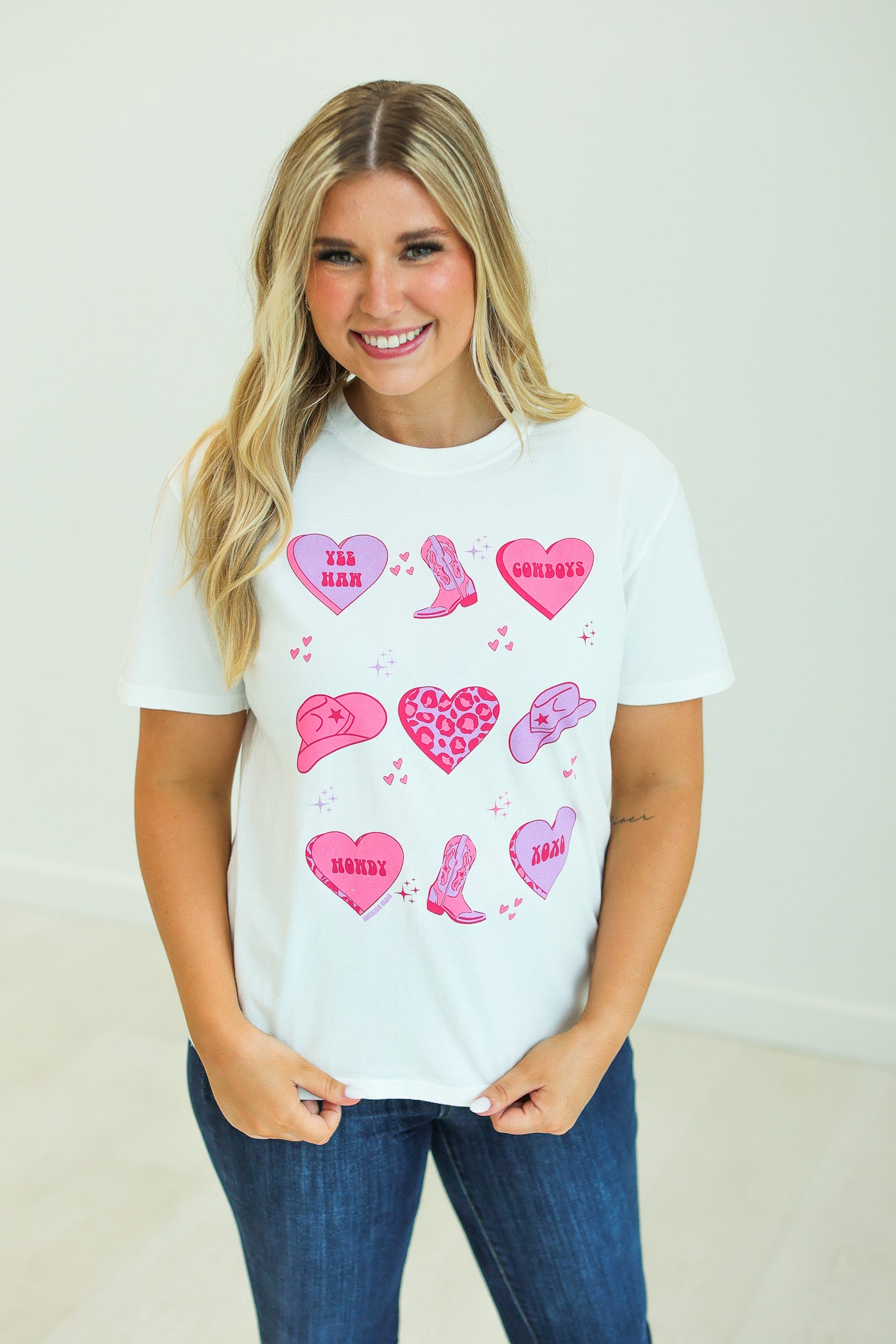 Western Valentine Element's Blank Tee