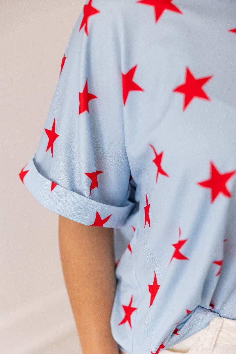 The Cara Light Blue Stars