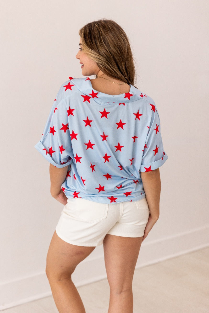 The Cara Light Blue Stars
