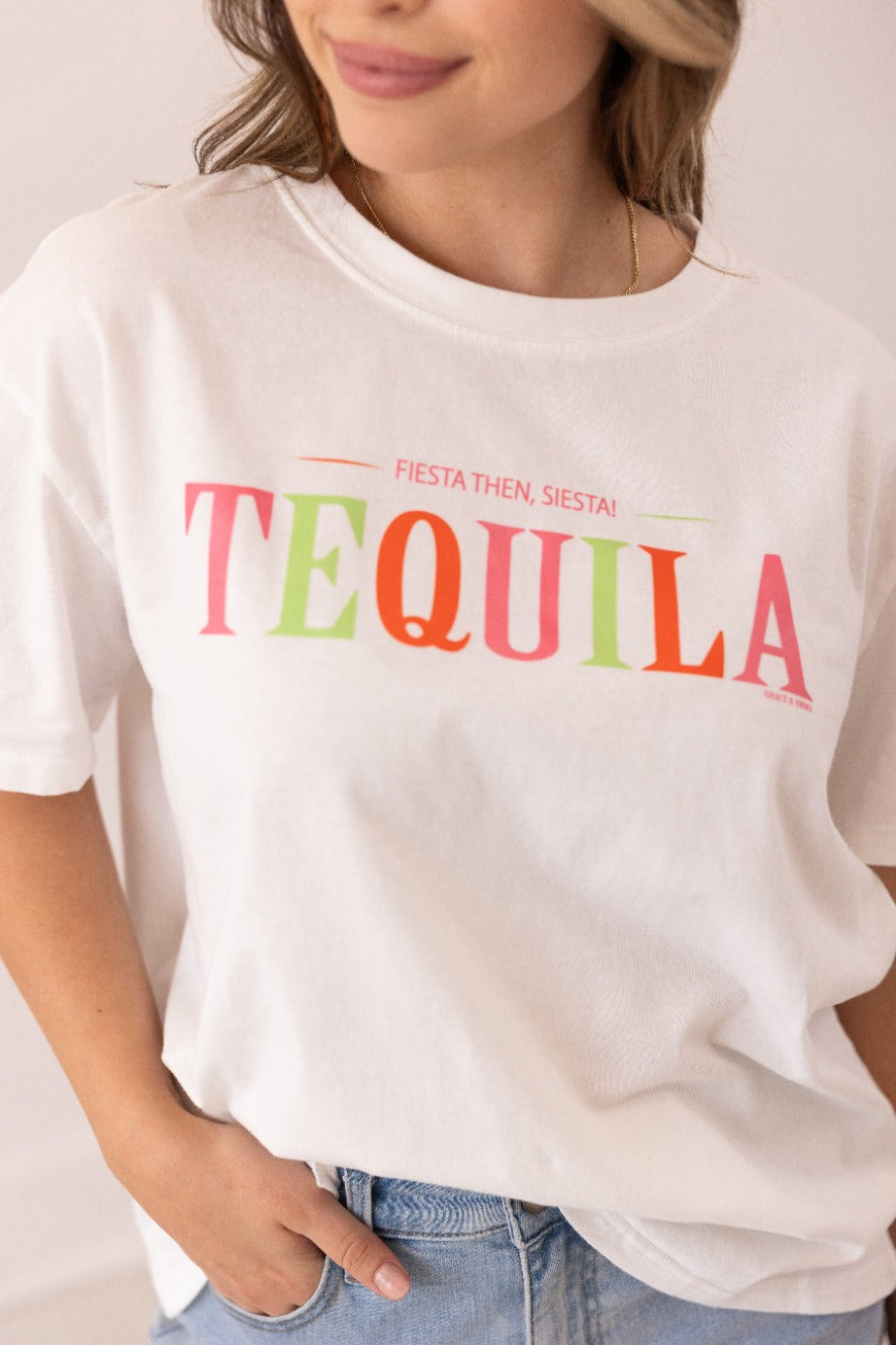Tequila On White True Fit Tee