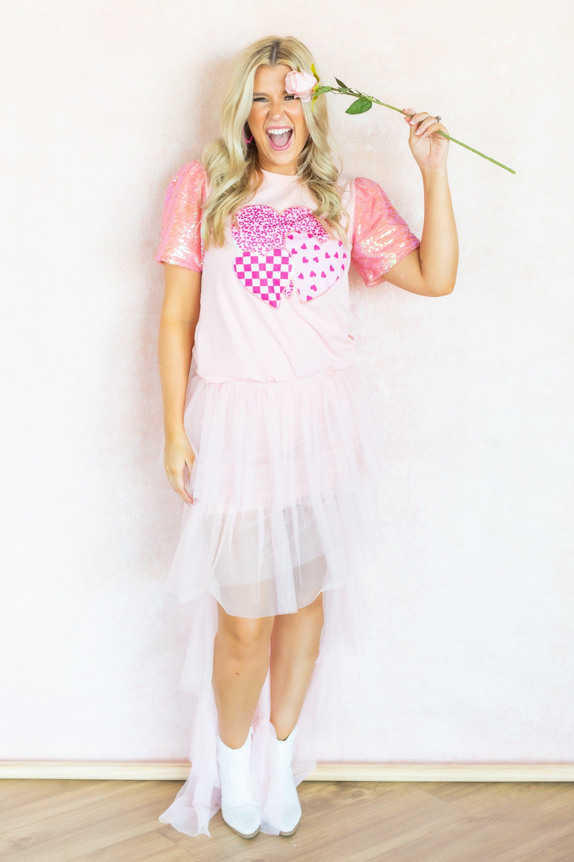 Three Sweet Hearts Princess Top