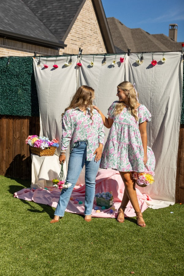 The Kathryn Button-Up, Floral