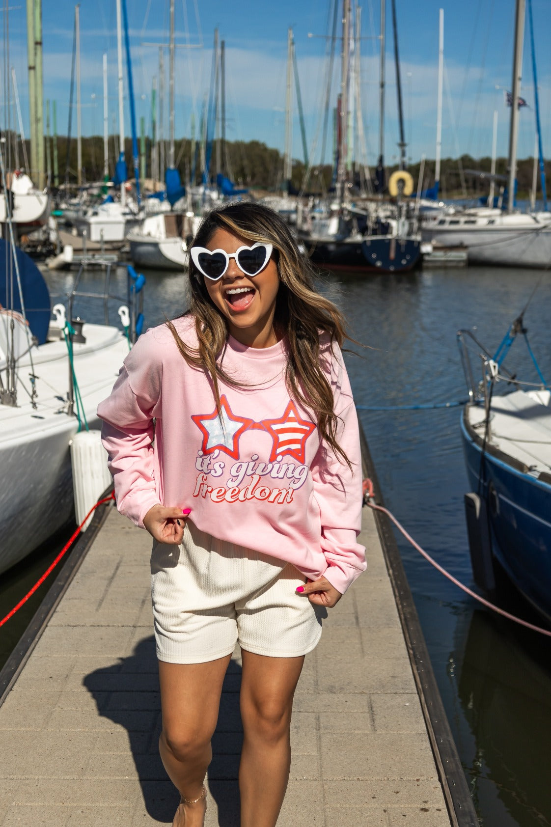 It's Giving Freedom French Terry Sweatshirt