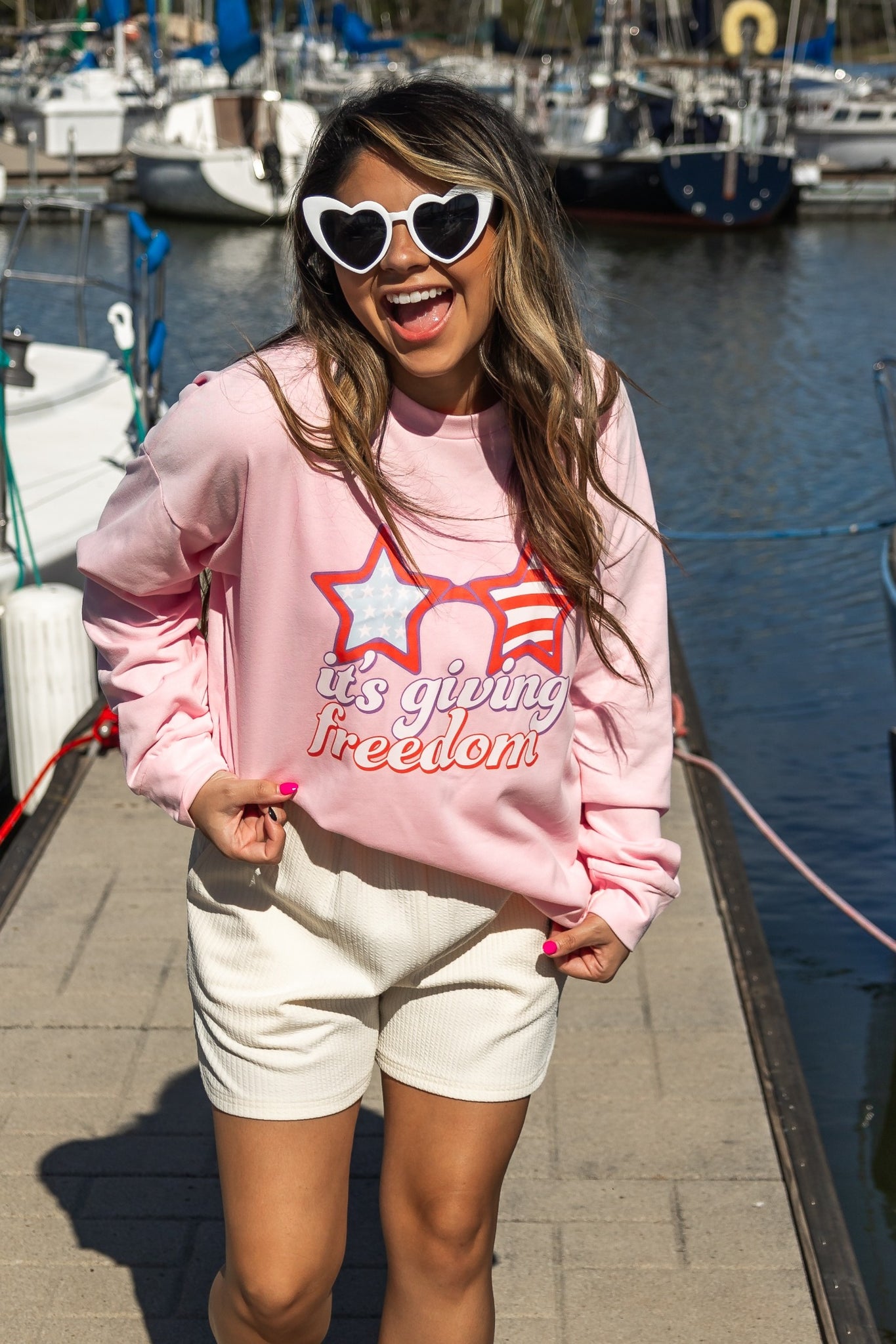 It's Giving Freedom French Terry Sweatshirt