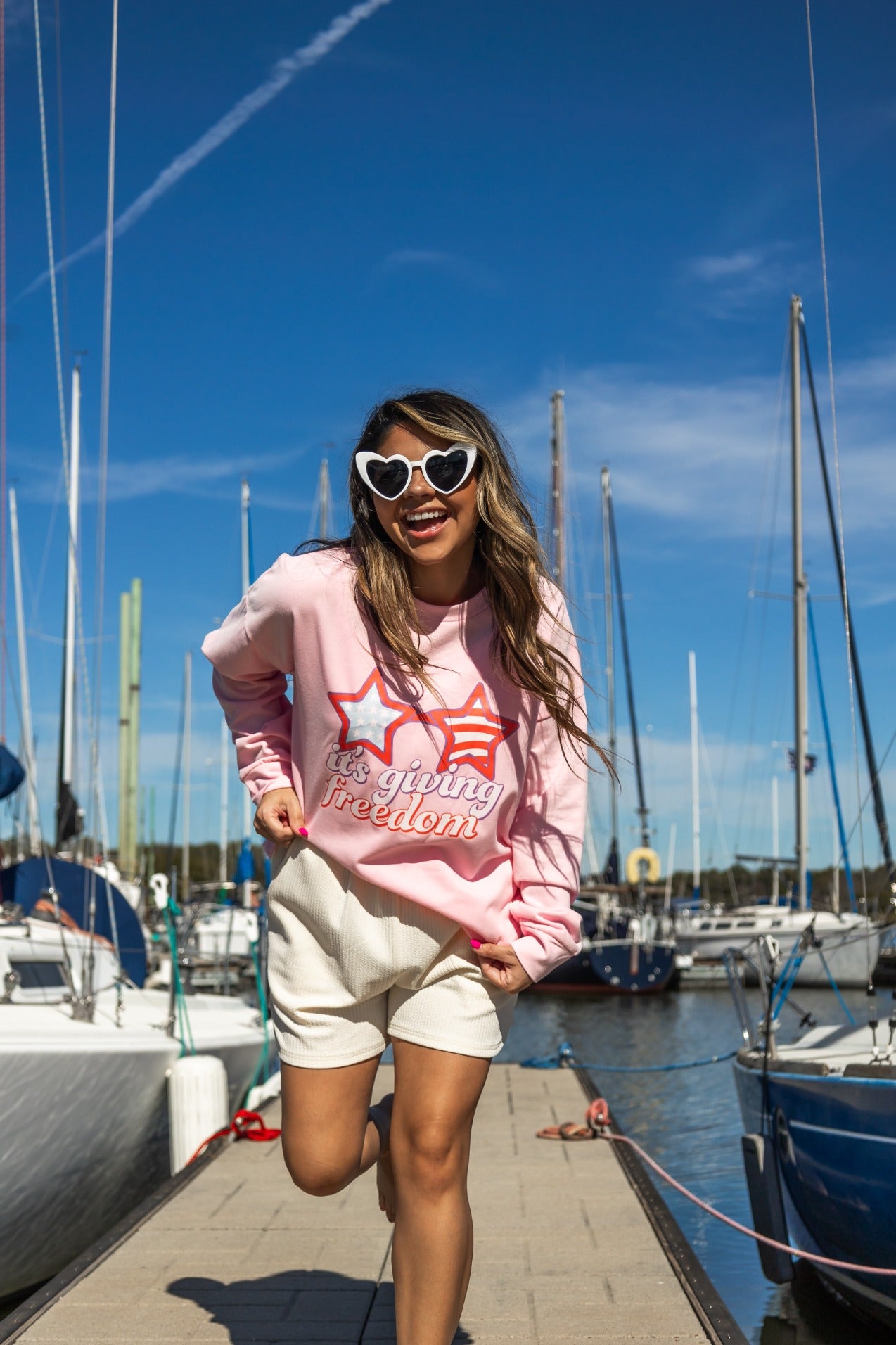 It's Giving Freedom French Terry Sweatshirt