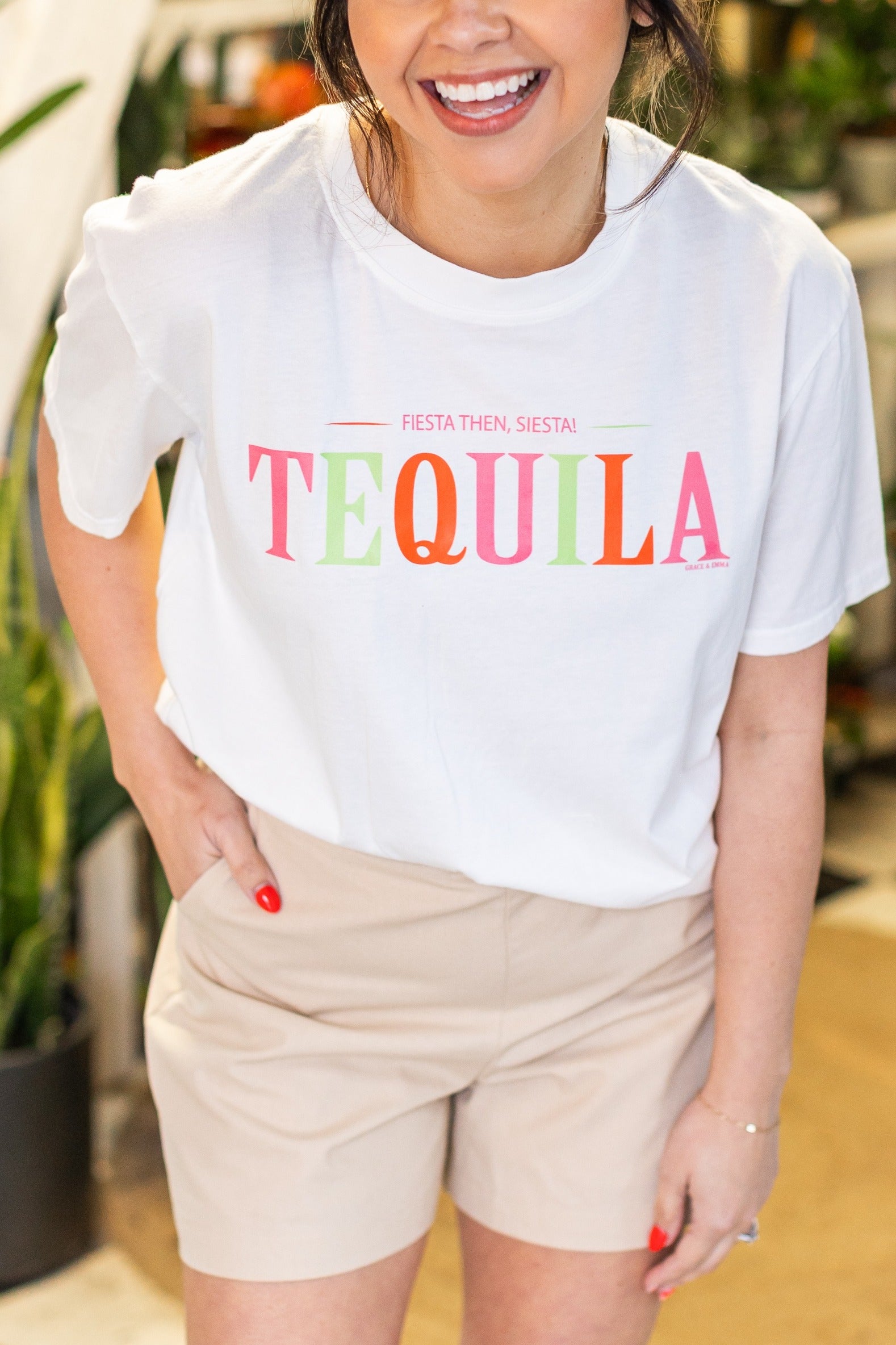 Tequila On White True Fit Tee