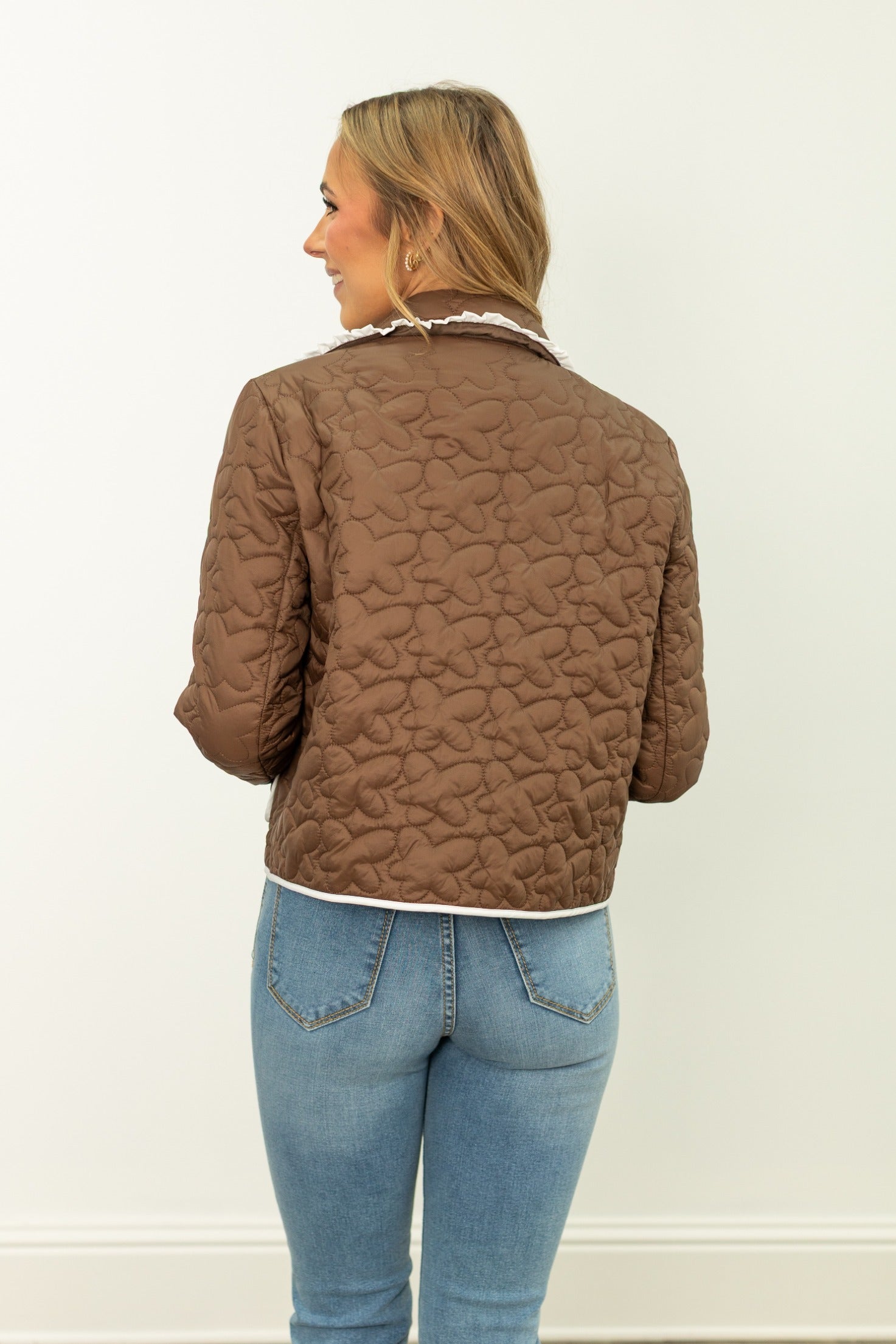 Quilt Jacket, Brown