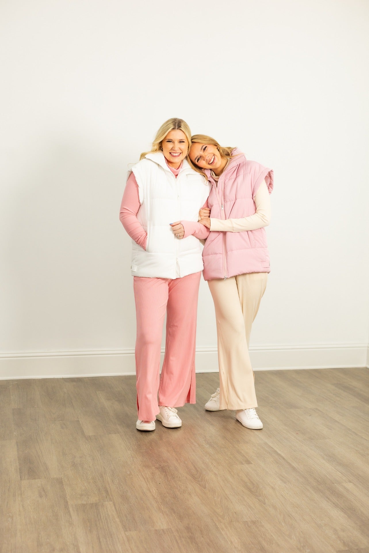 Ribbed Lounge Pants, Ivory