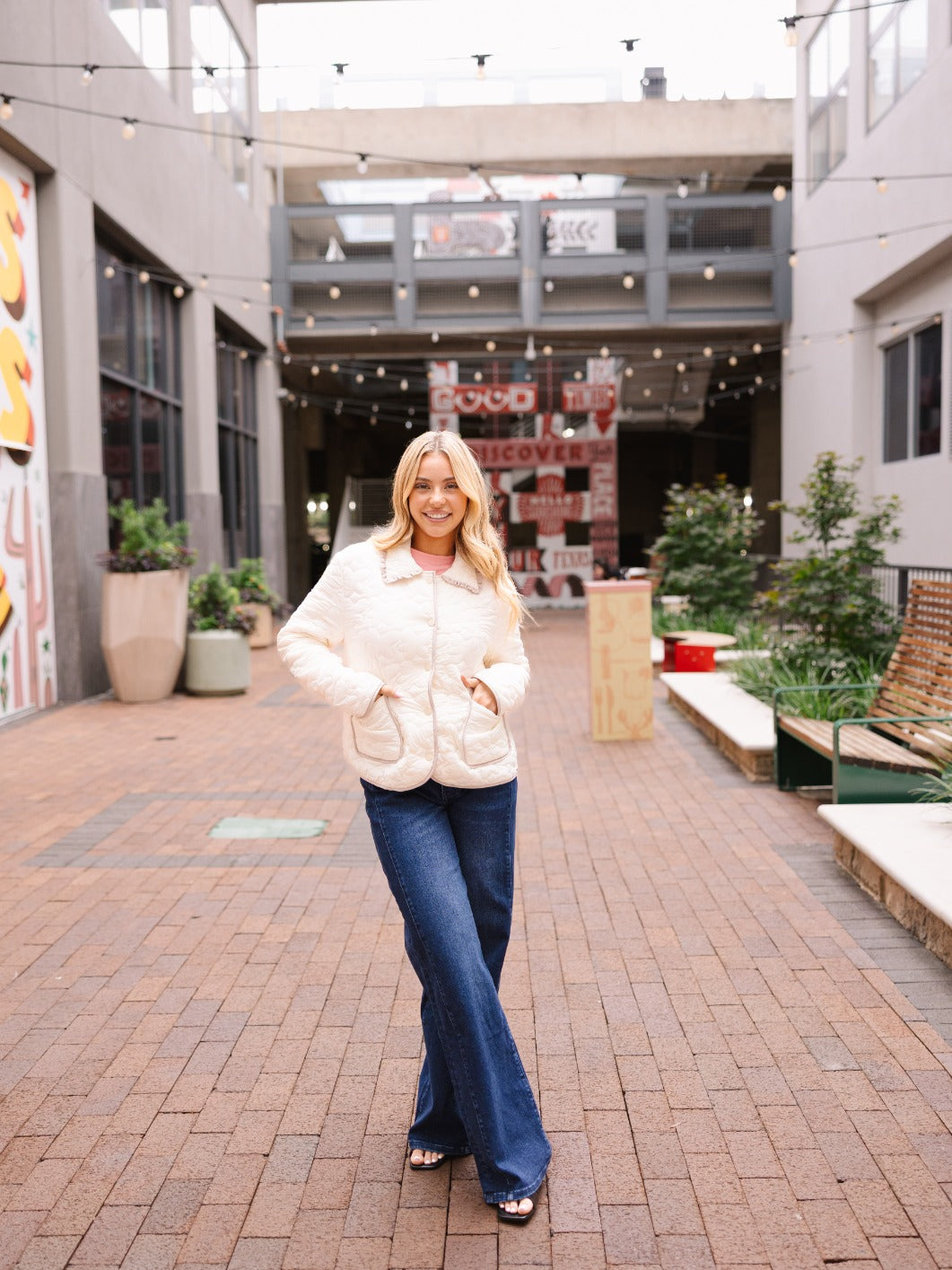 Quilt Jacket, Ivory