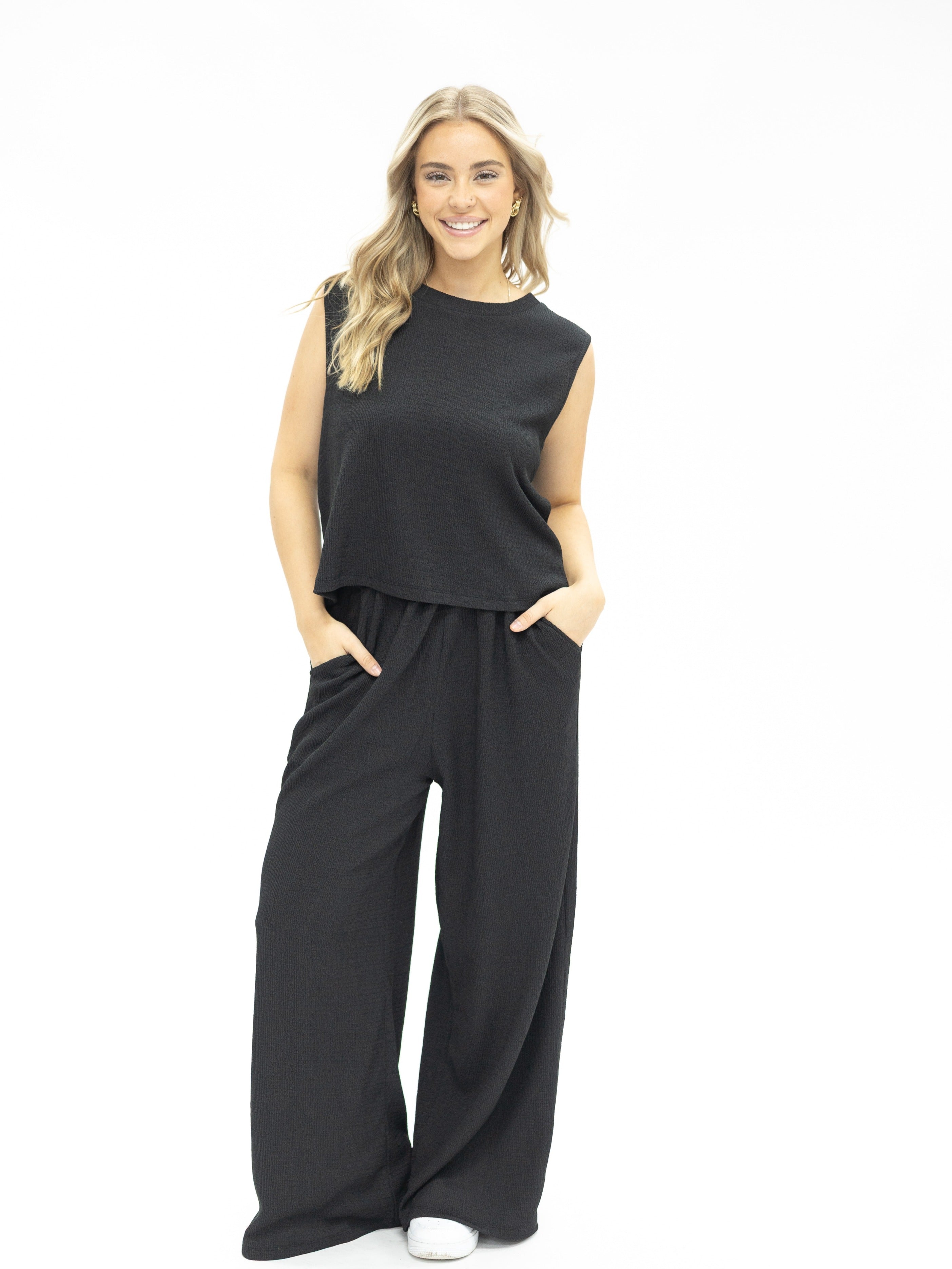 The Earhart Top, Black