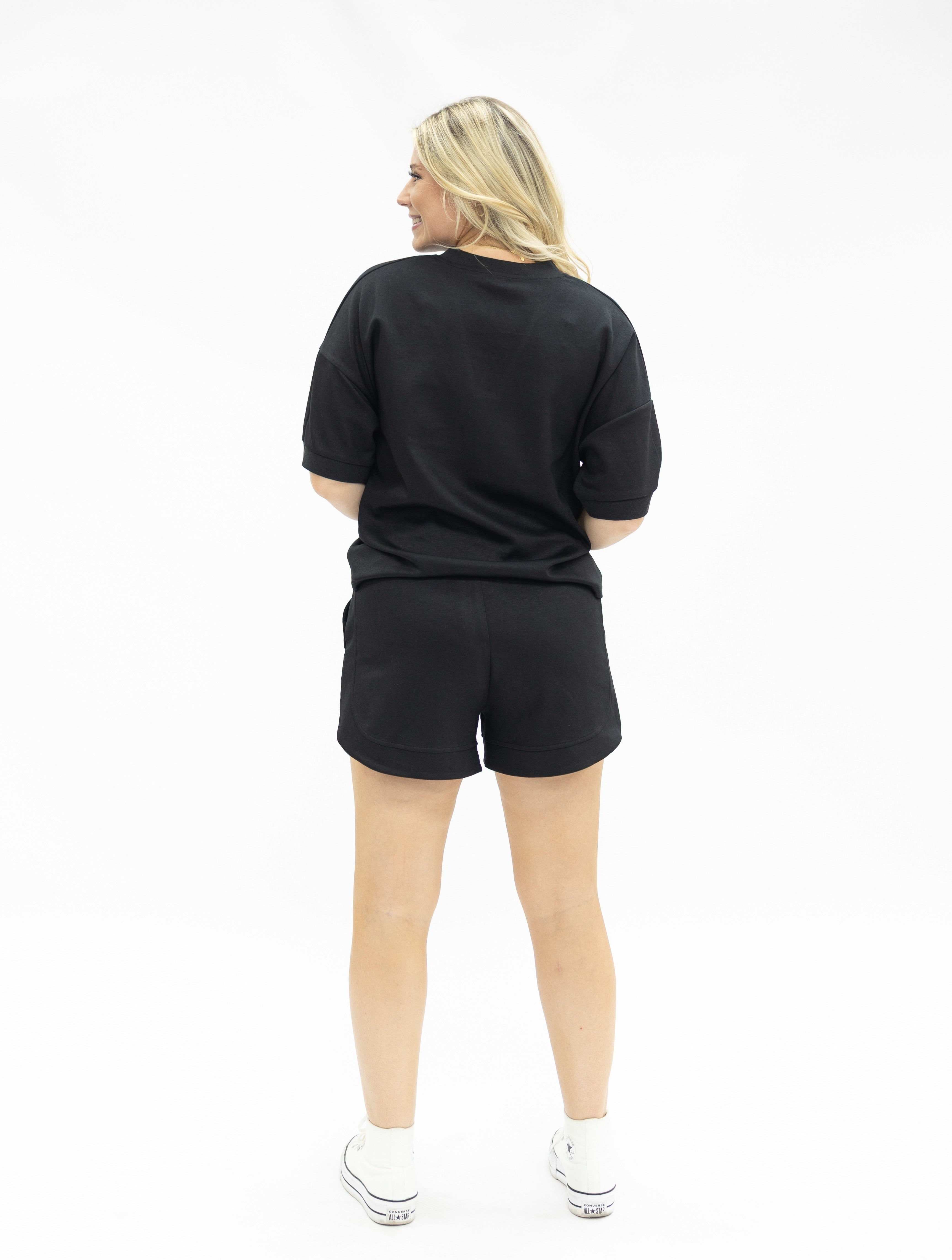 Butter Soft Shorts, Black