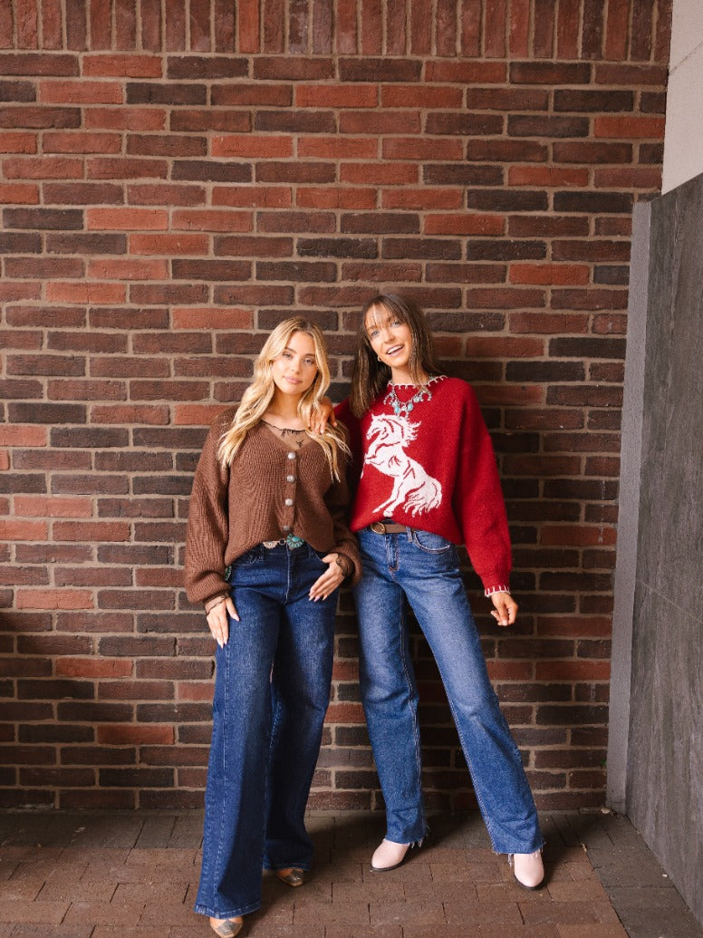 Horse Graphic Sweater