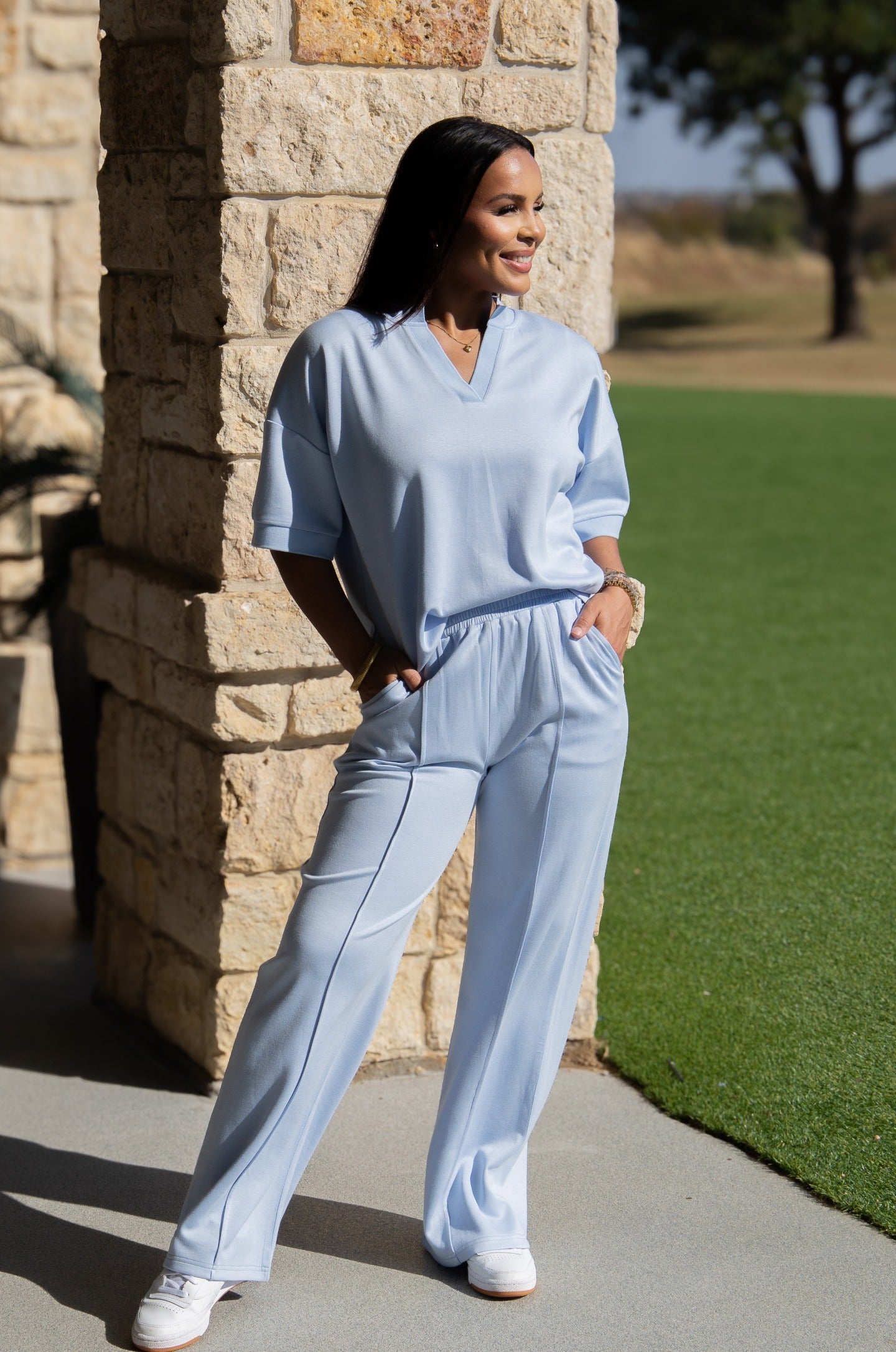 Butter Soft Pants, Blue