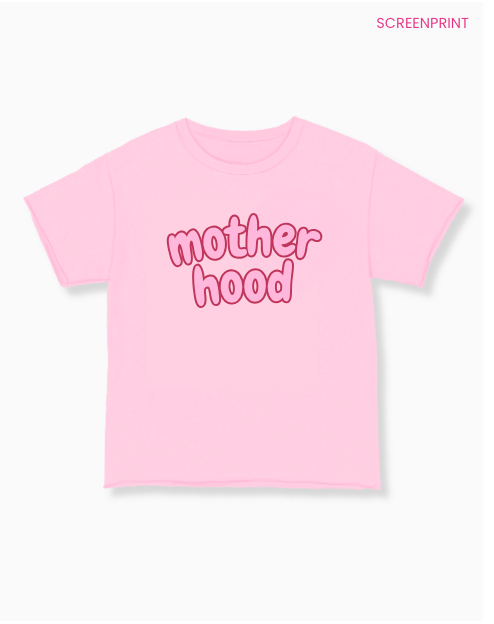 Motherhood on Pink Relaxed Fit Tee