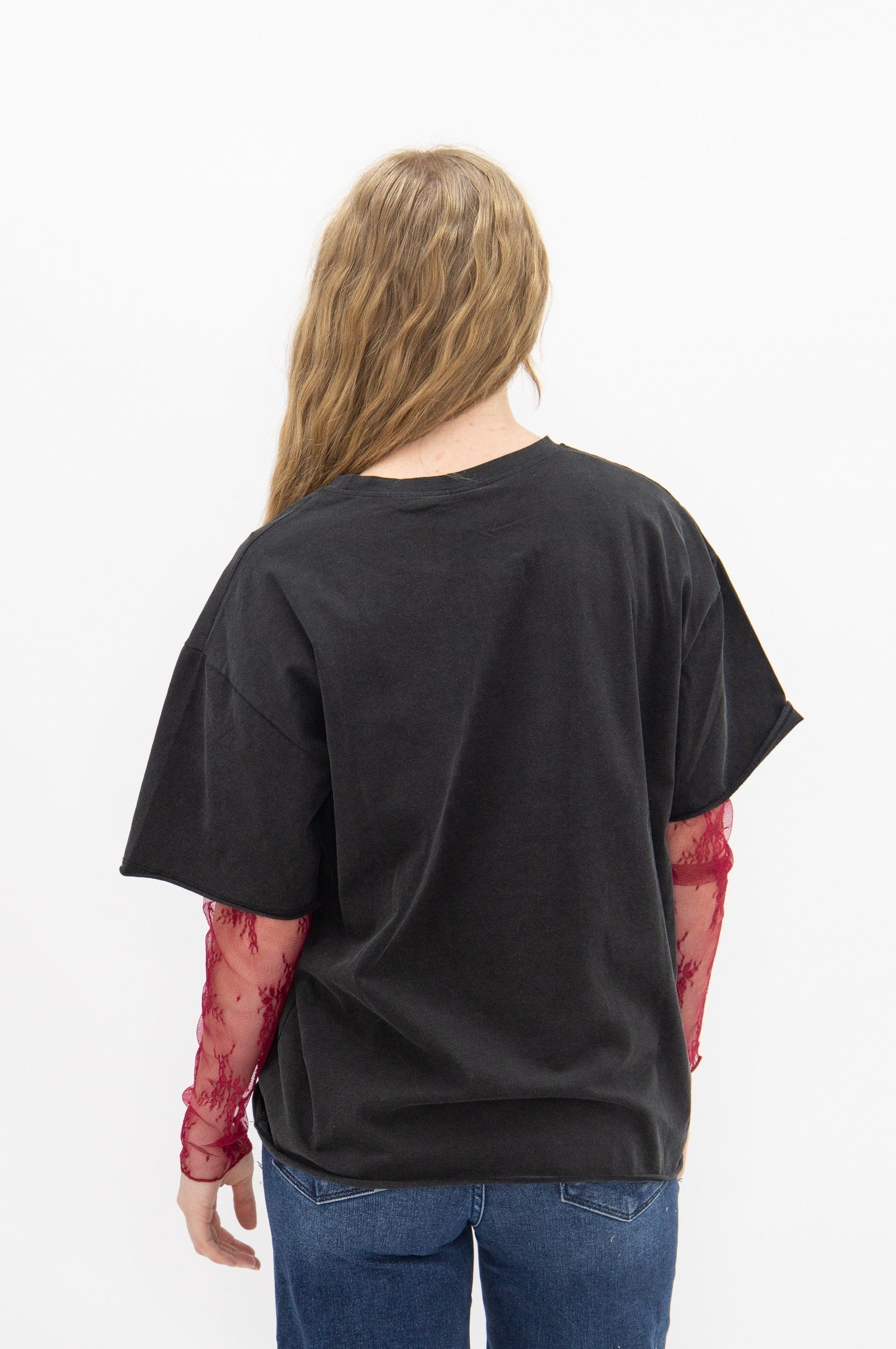 Horse Bit Frame on Black Boxy Tee