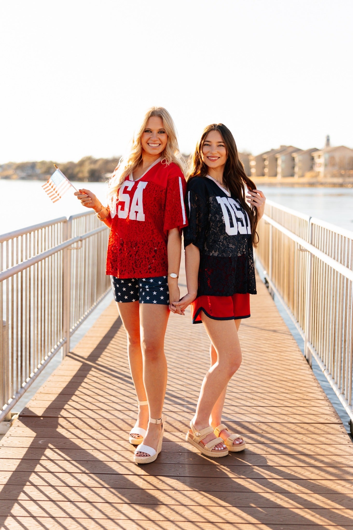 Red Lace "USA" Jersey