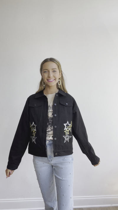 Cosmic Cowgirl Denim Jacket