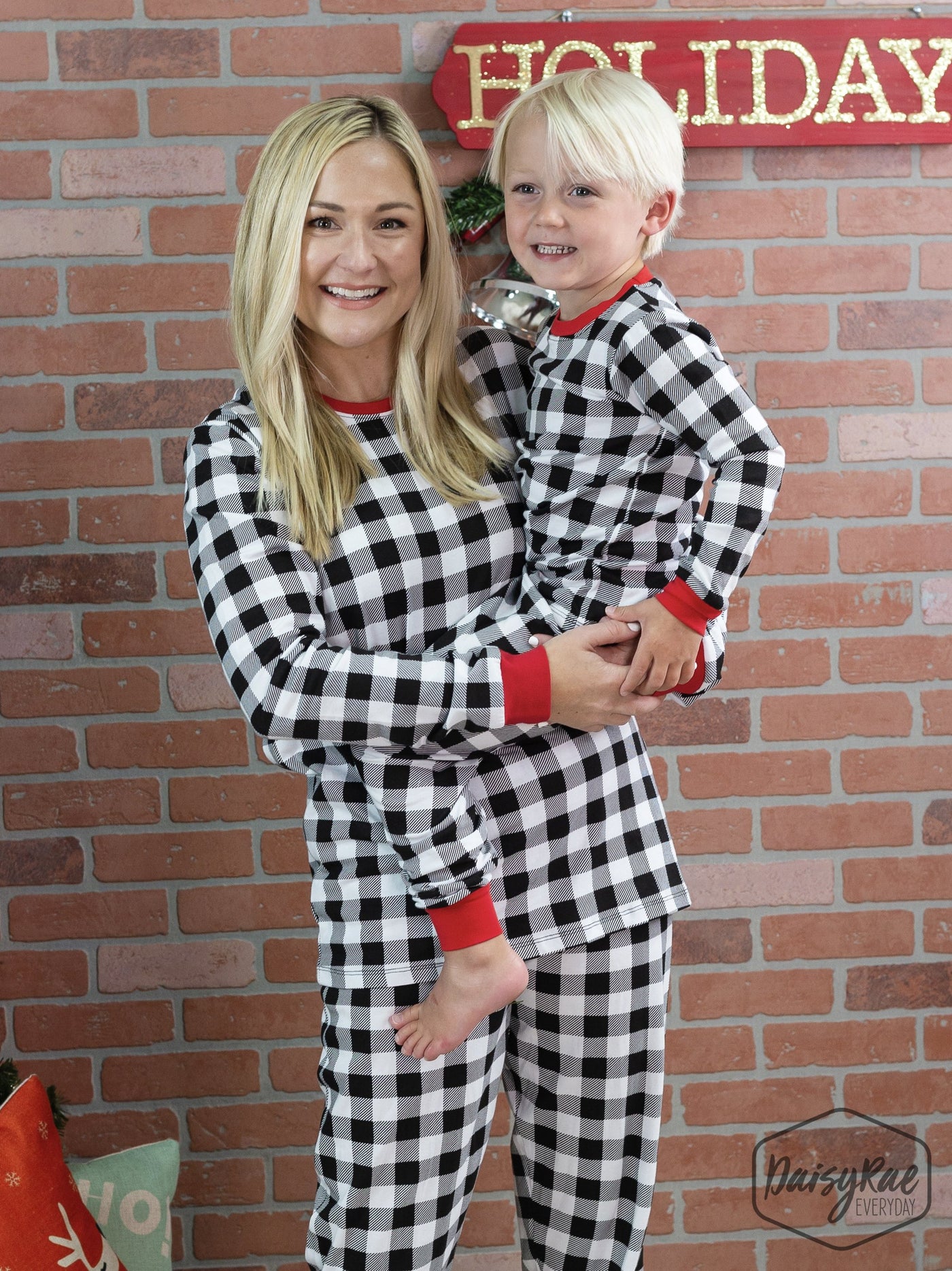 Kids Gingham Me to Sleep Pajamas Set