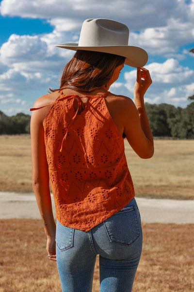 Yala Eyelet Tank, Rust