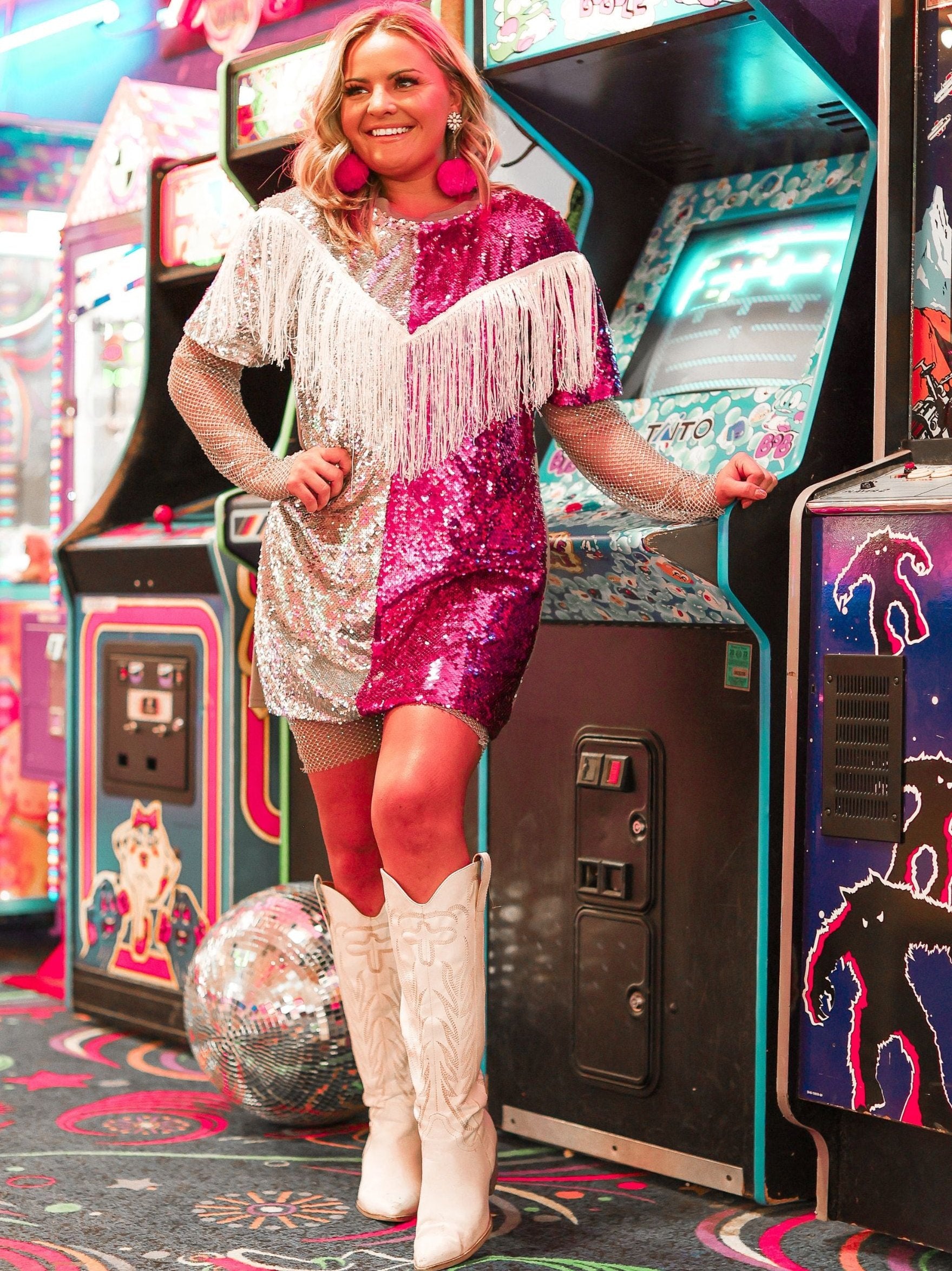 Rodeo-Ready Western Fringe Dress