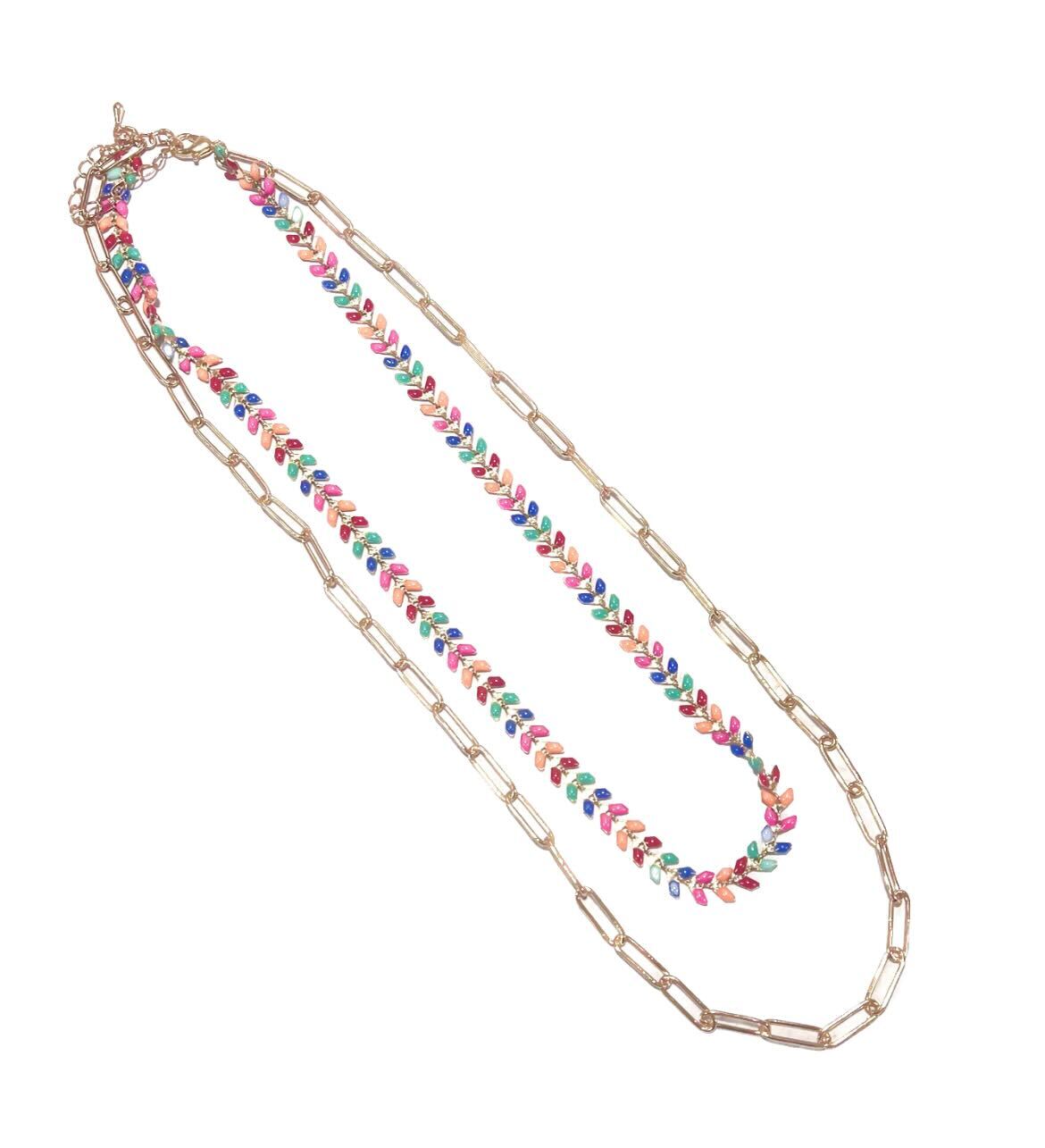Layered Multicolor Necklace